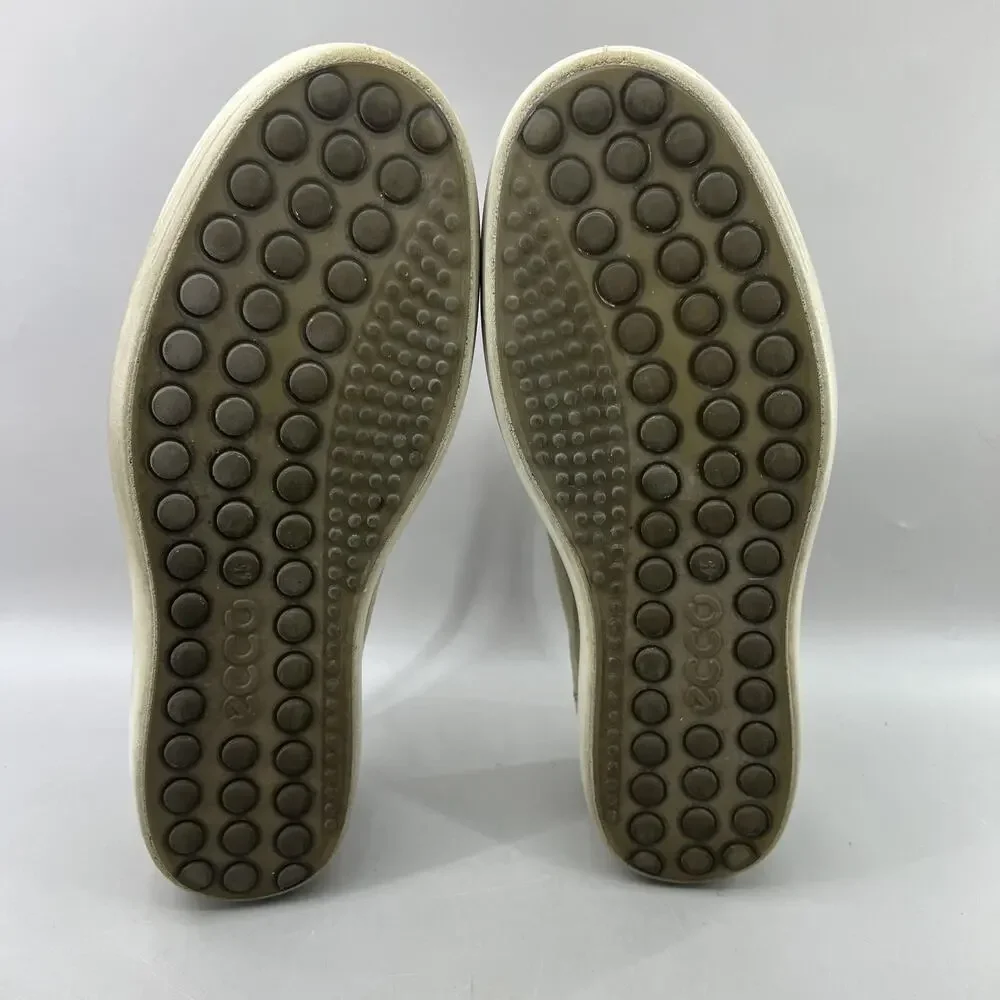 ECCO Soft 7 Casual Sneakers Men Size 11 US, 45 EU Brown Nubuck Comfort Low Shoes